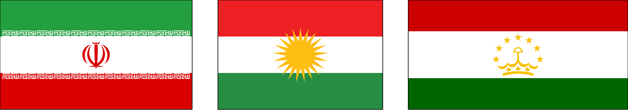 Які країни мають схожий до таджицького прапор? Хто ще використовує паінранські кольори?