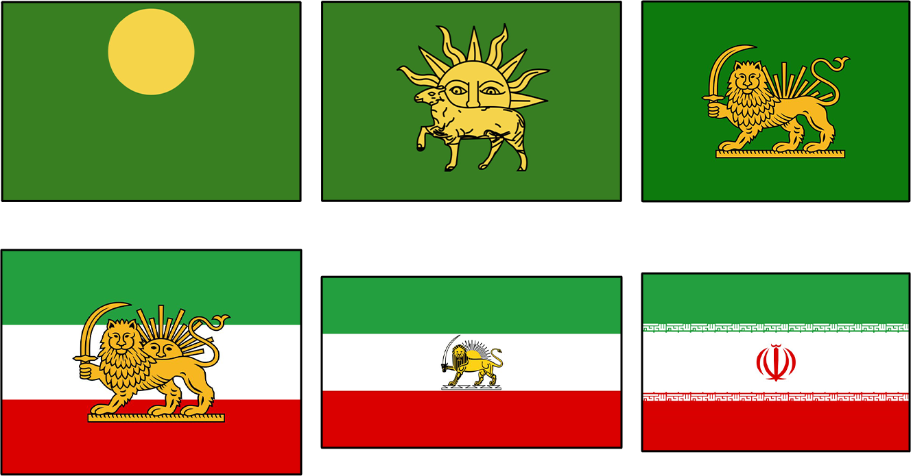 Історія прапору Ірану. Як змінювався іранський прапор