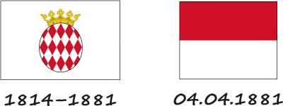 Історія прапору Монако