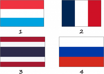 Які прапори мають схожий дизайн до прапору Нідерландів?