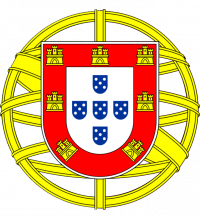 Герб на прапорі Португалії